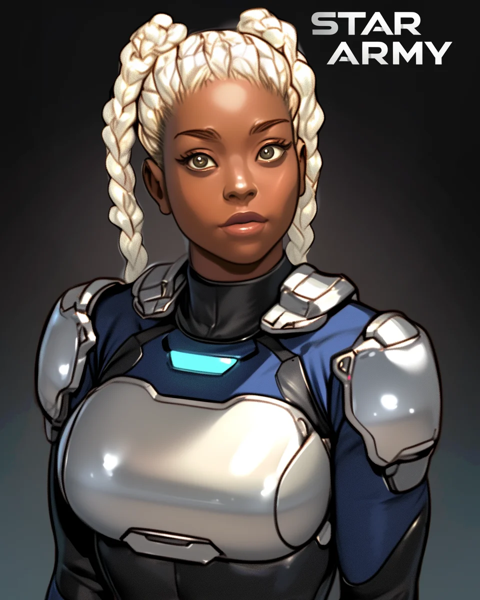 Star Army Female Humanoid