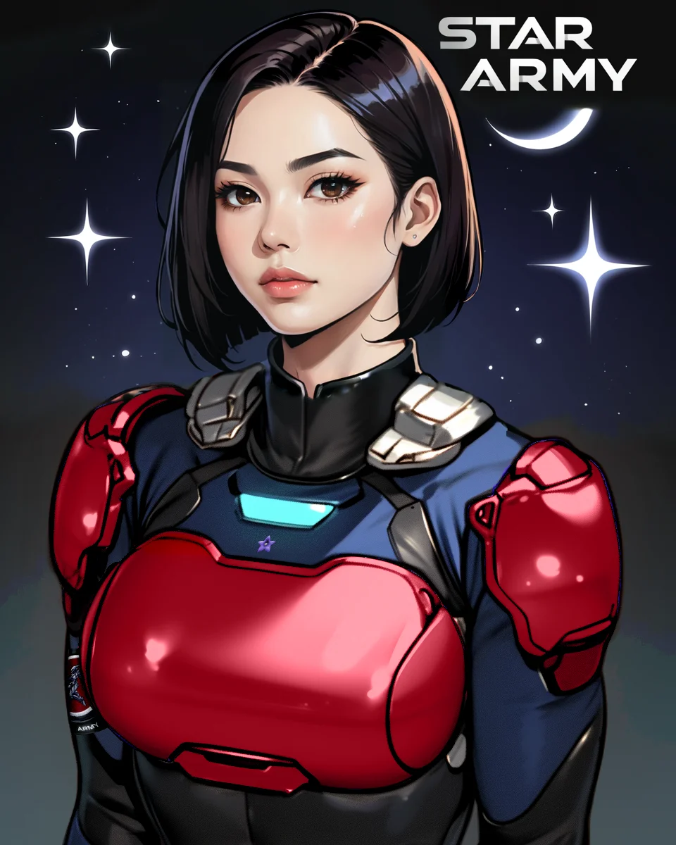 Star Army Female Humanoid