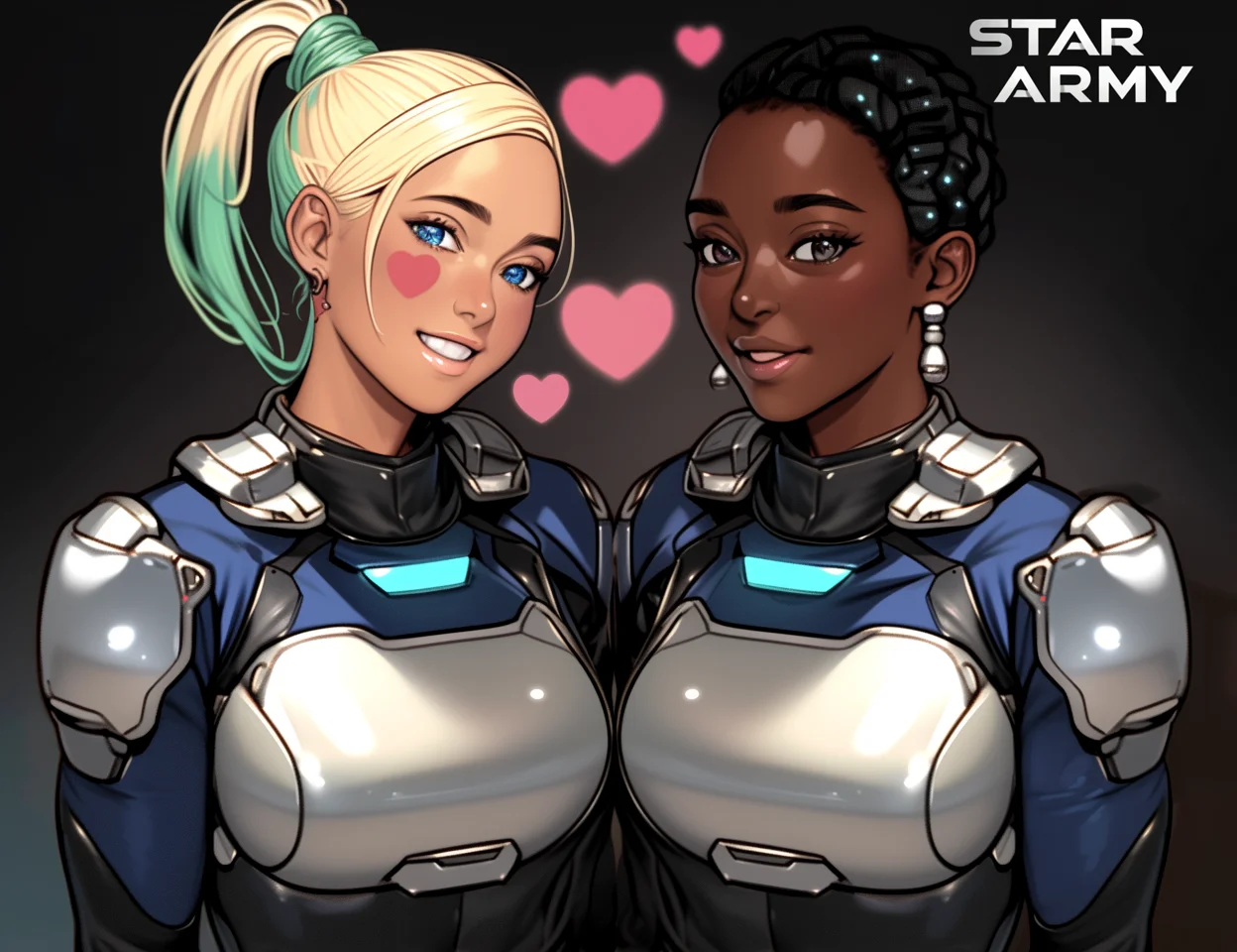 Star Army Female Humanoids