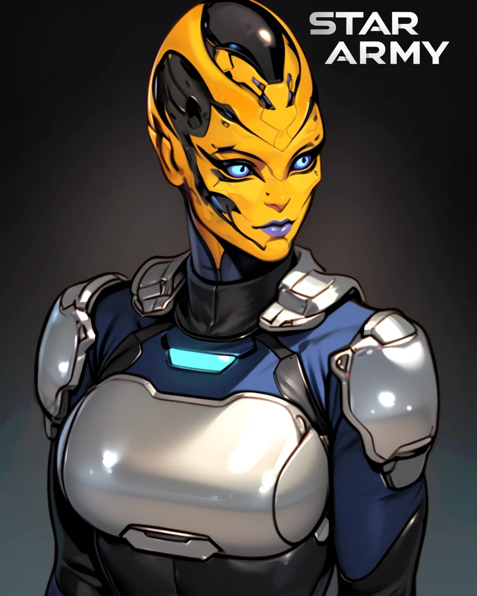 Star Army Female Random Alien - Yellow