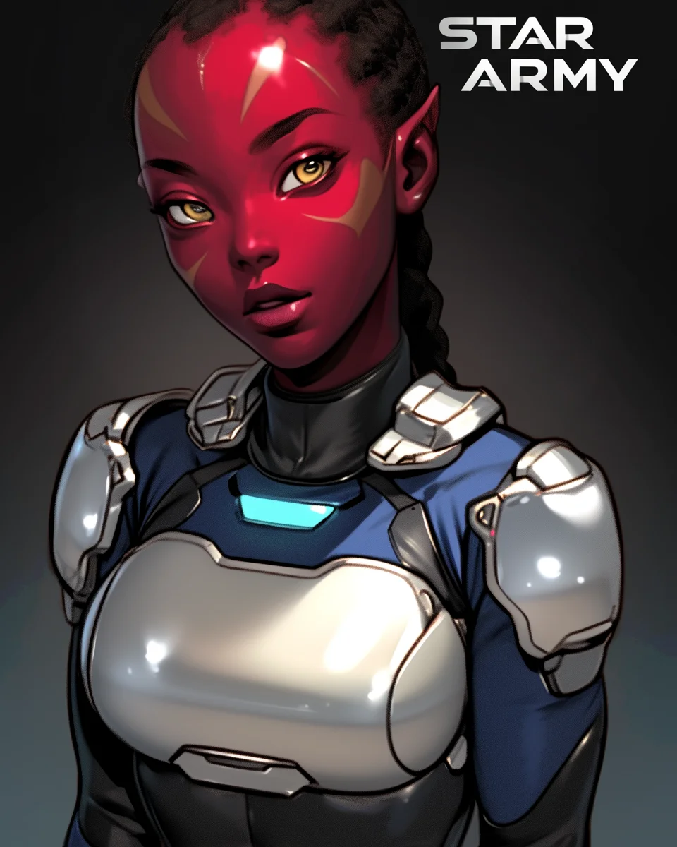 Star Army Female Random Alien