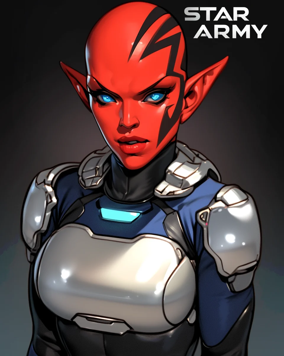 Star Army Female - Red Skin