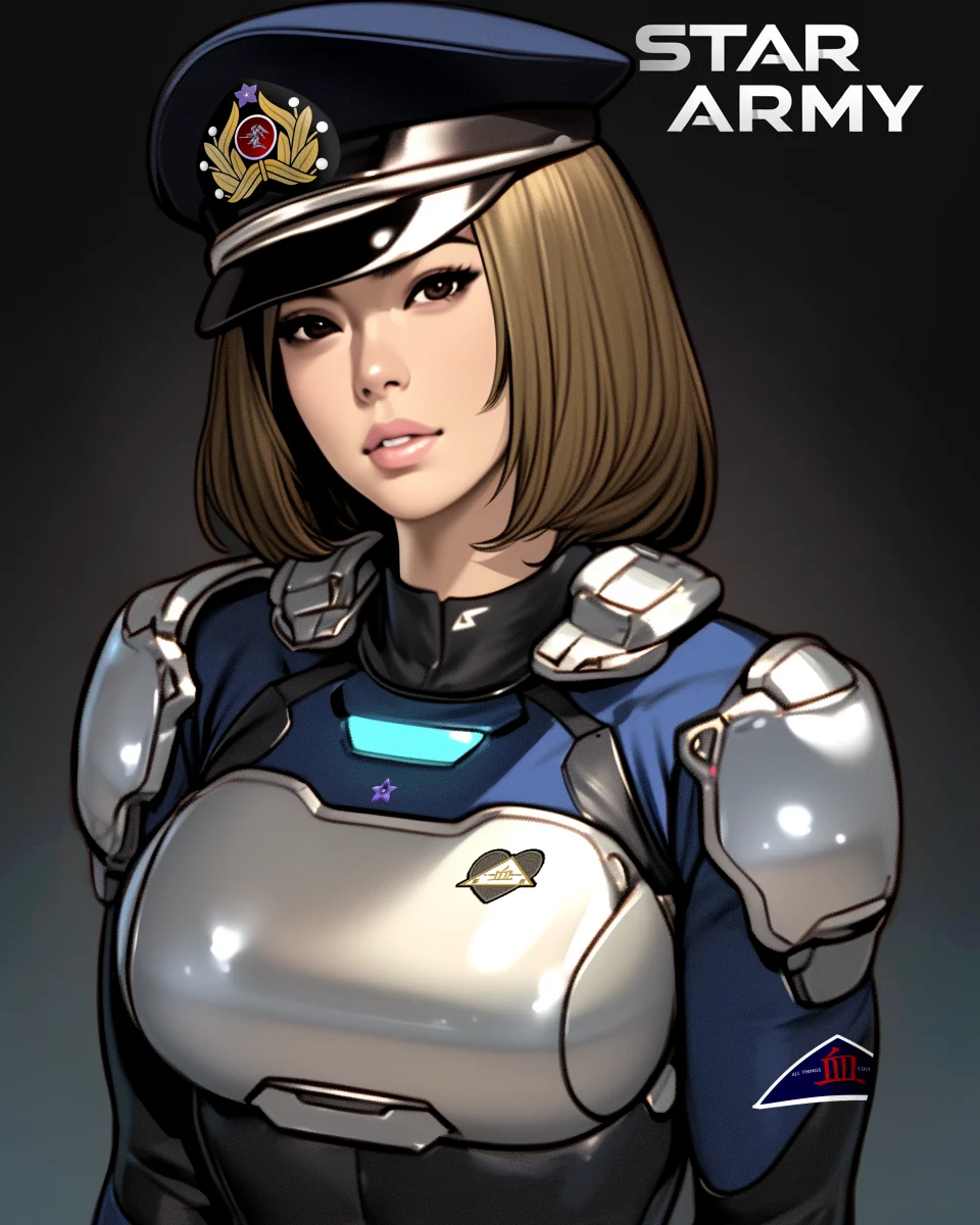 Star Army Humanoid Female Officer