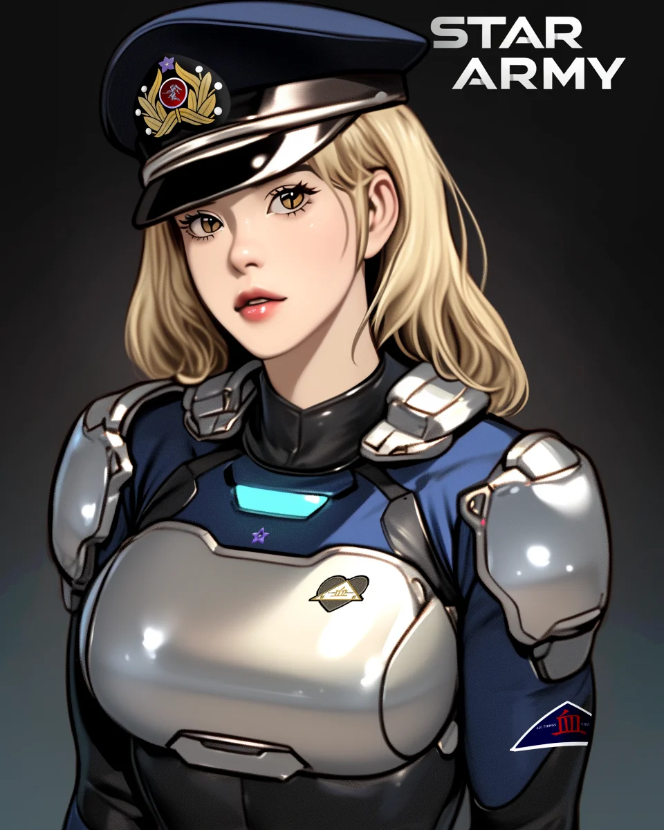 Star Army Humanoid Female Officer