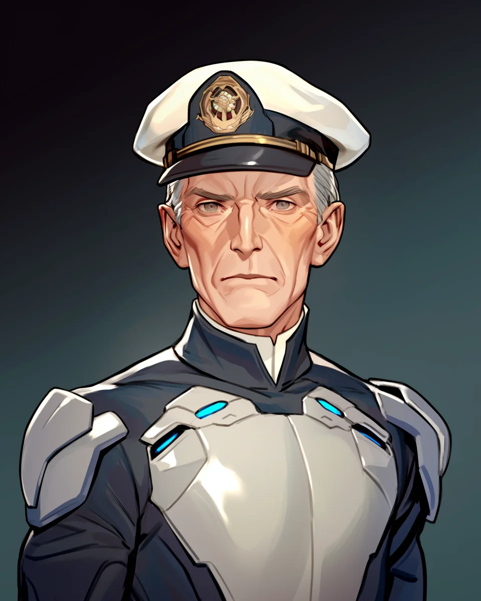 Star Army Humanoid Male Starship Captain