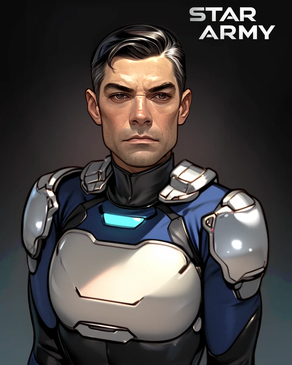 Star Army Male Humanoid (Adoptable)