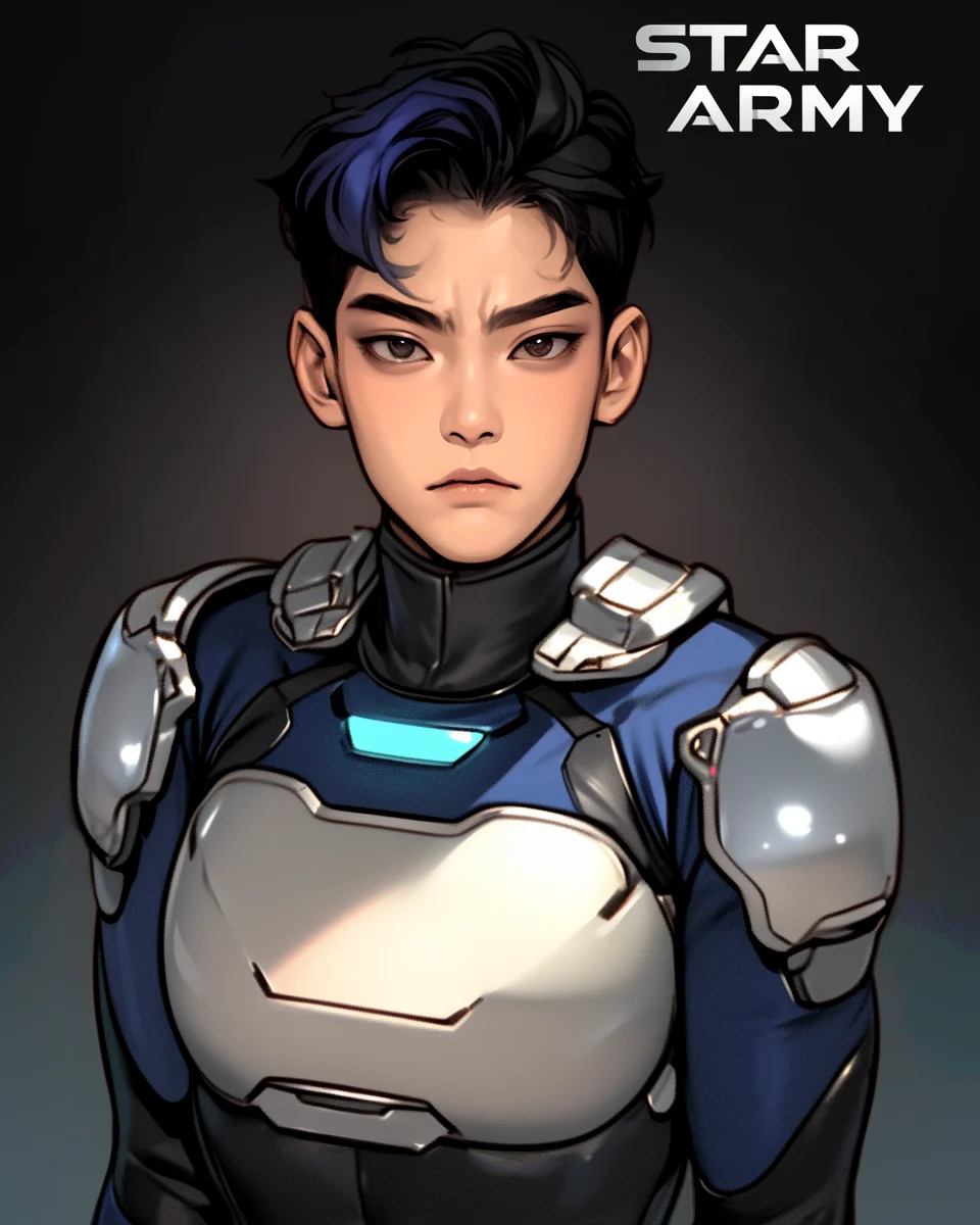 Star Army Male Humanoid (Adoptable)