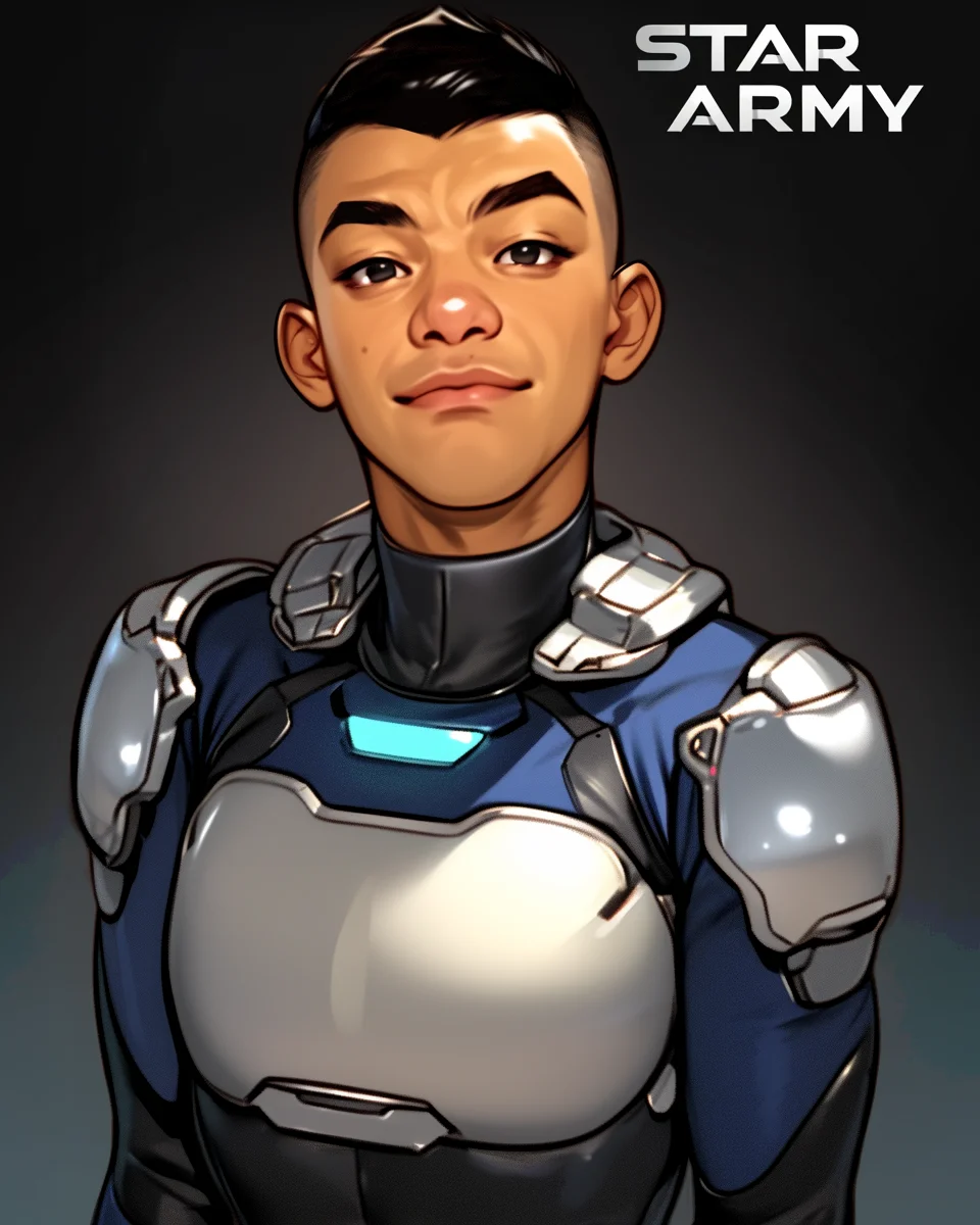 Star Army Male Humanoid (Adoptable)