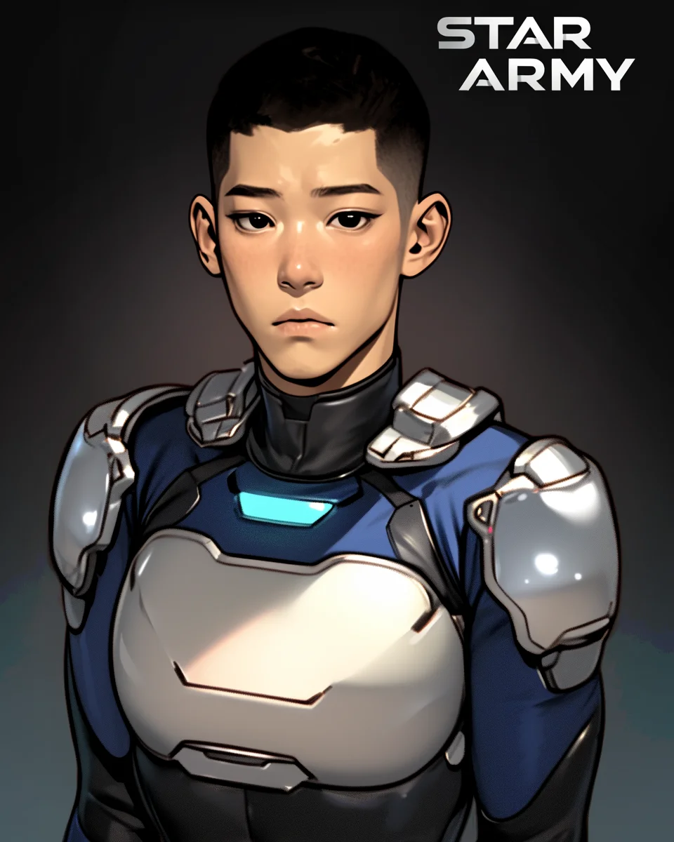 Star Army Male Humanoid (Adoptable)