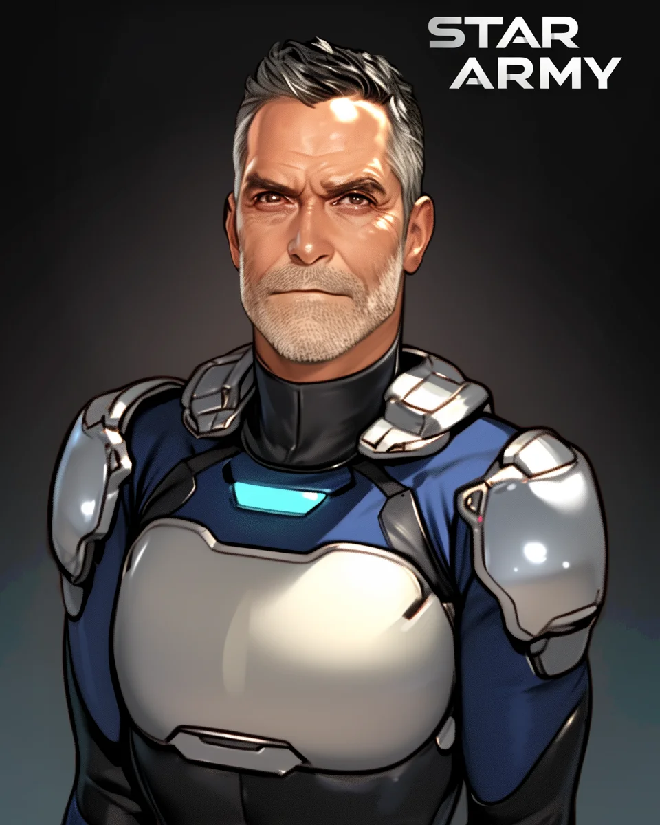 Star Army Male Humanoid (Adoptable)