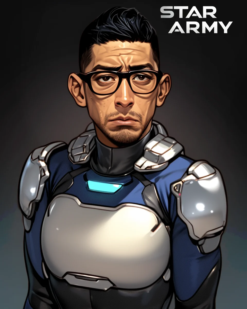 Star Army Male Humanoid (Adoptable)