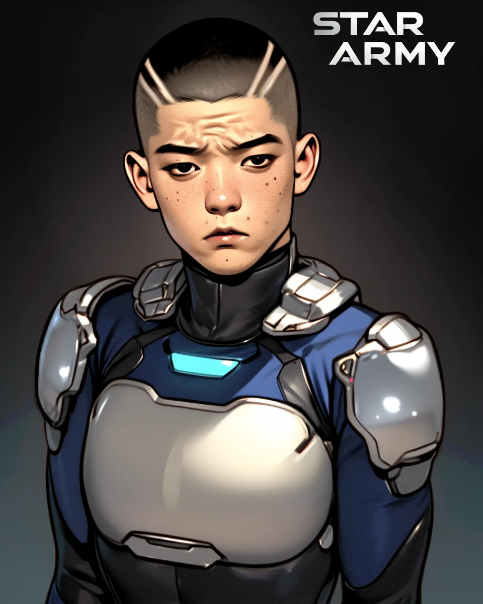 Star Army Male Humanoid (Adoptable)