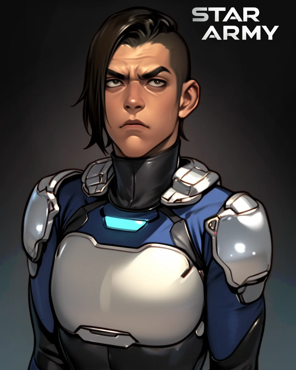 Star Army Male Humanoid (Adoptable)