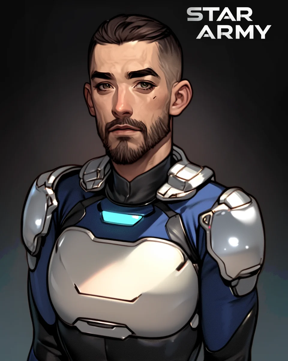 Star Army Male Humanoid (Adoptable)