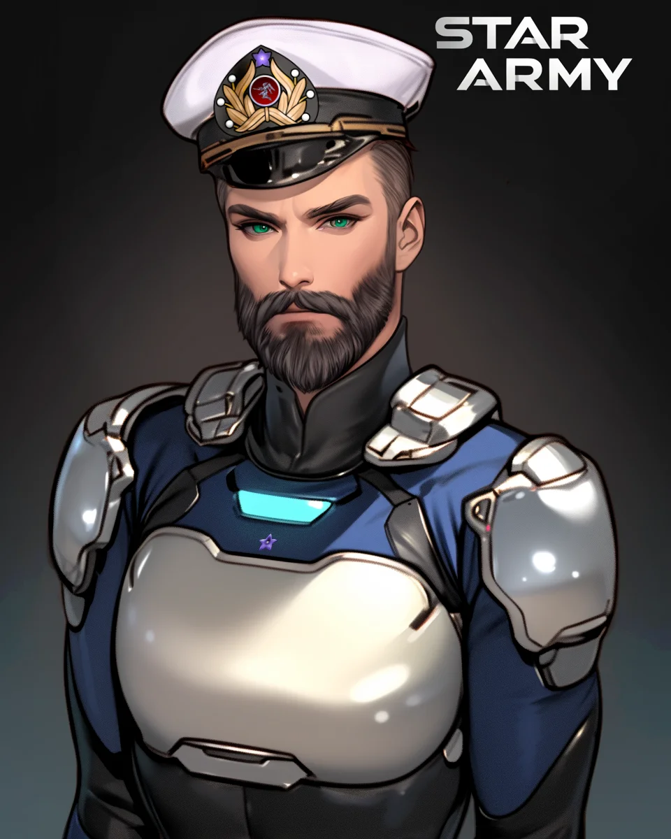 Star Army Male Humanoid Captain