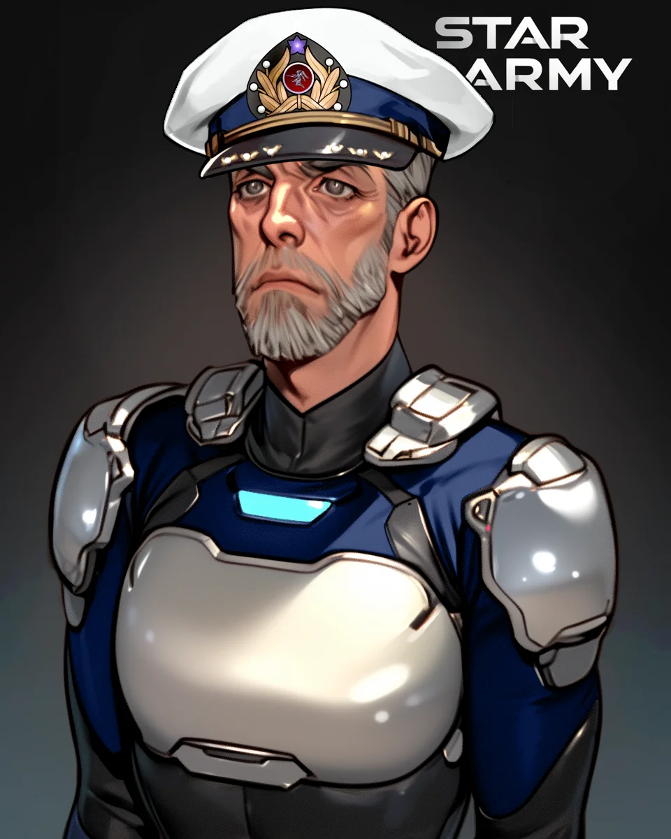 Star Army Male Humanoid Captain