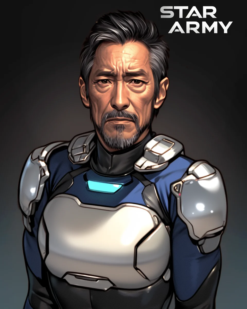 Star Army Male Humanoid - Japanese look