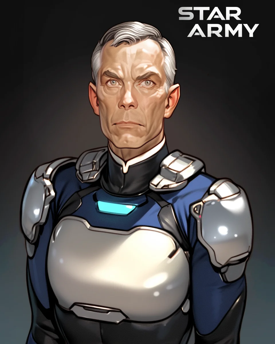 Star Army Male Humanoid - older