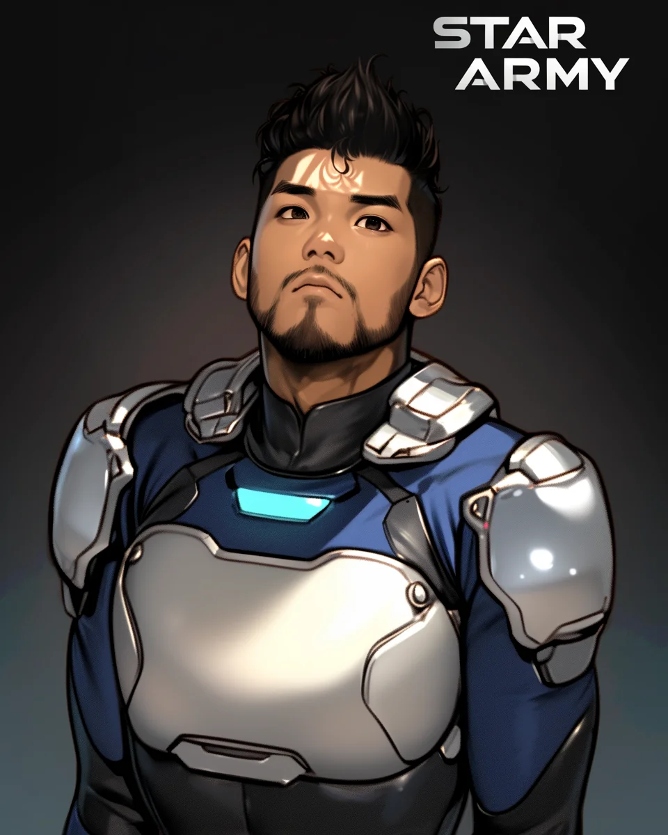 Star Army Male Humanoid