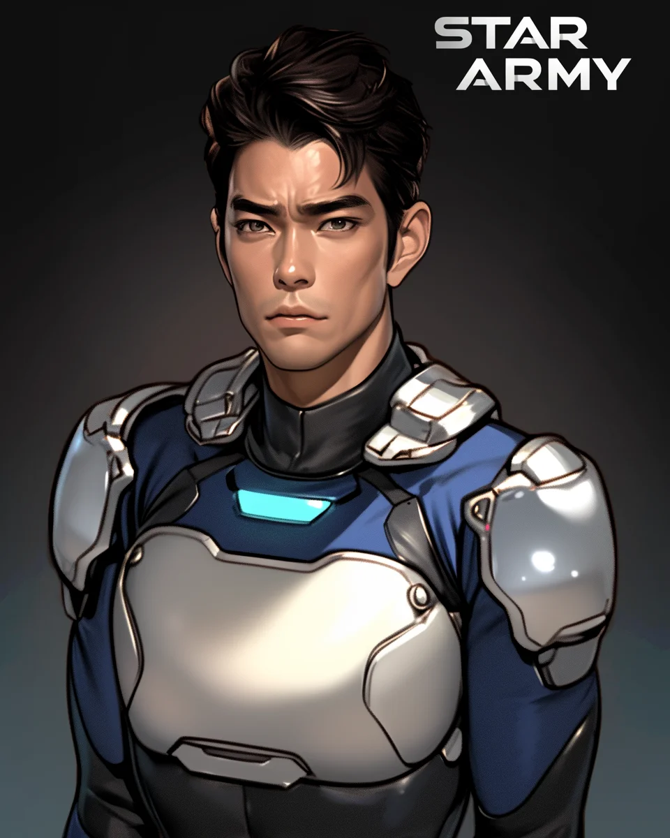 Star Army Male Humanoid