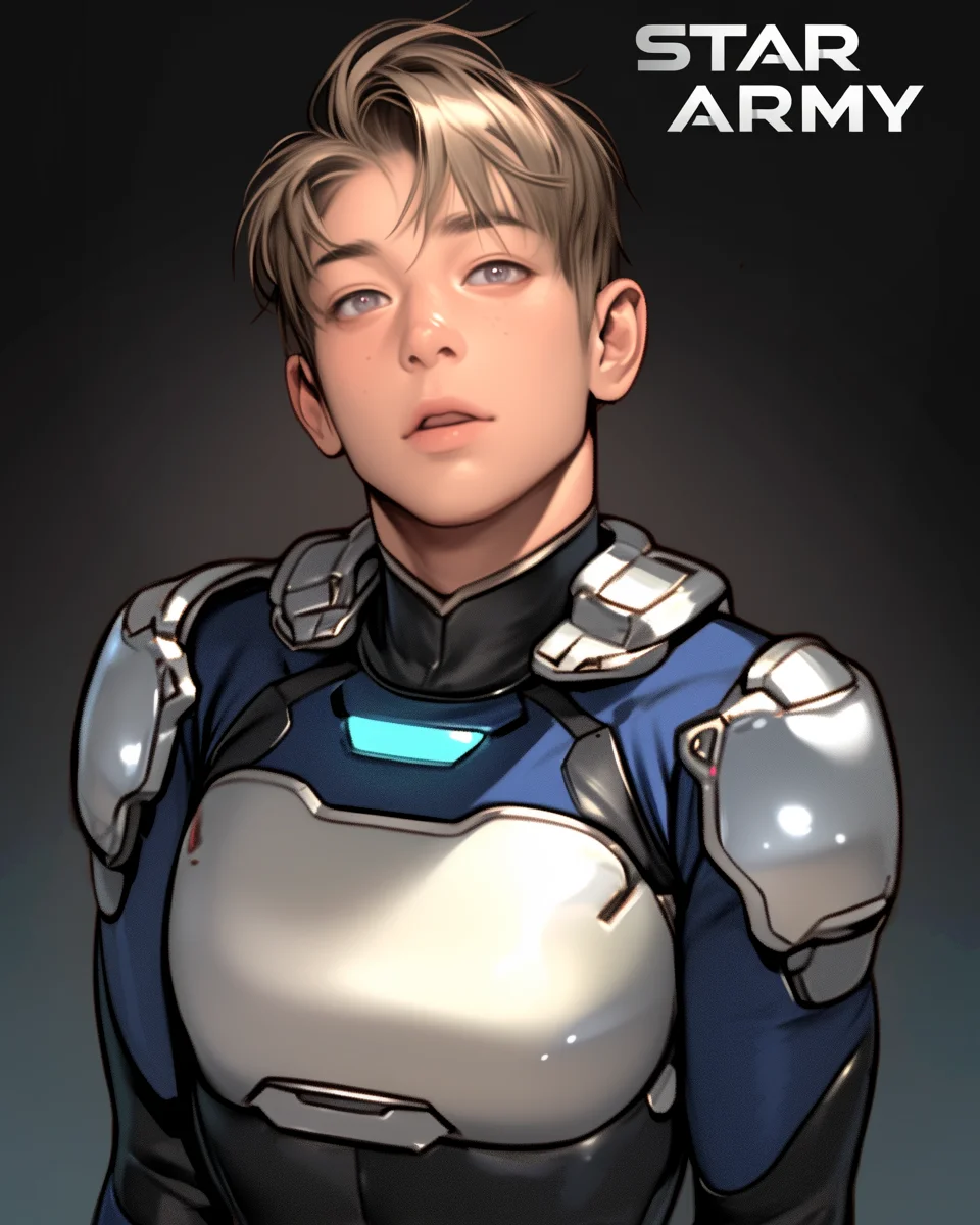 Star Army Male Humanoid