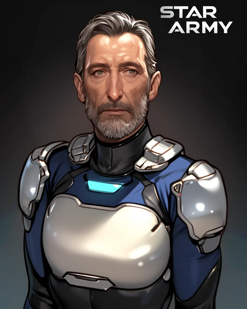 Star Army Male Humanoid