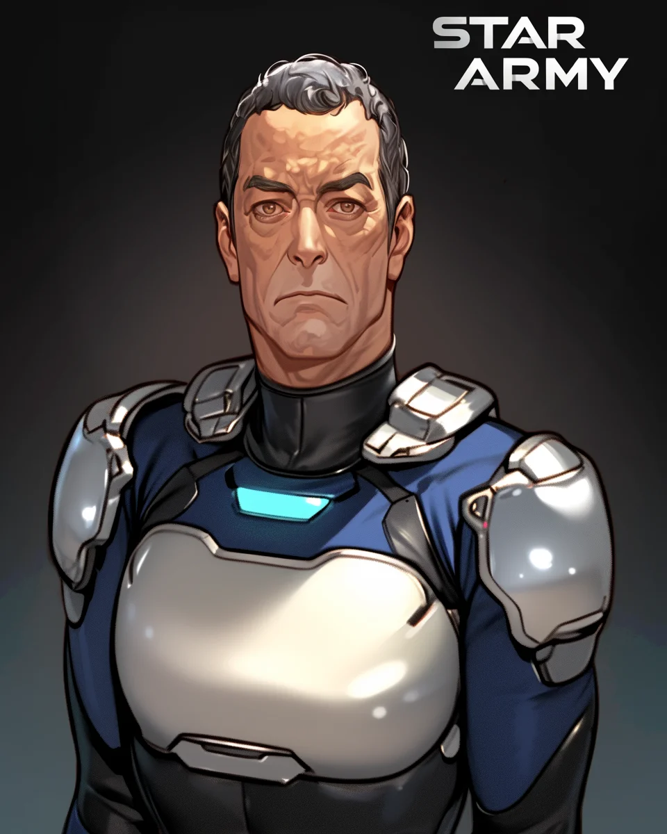 Star Army Male Humanoid