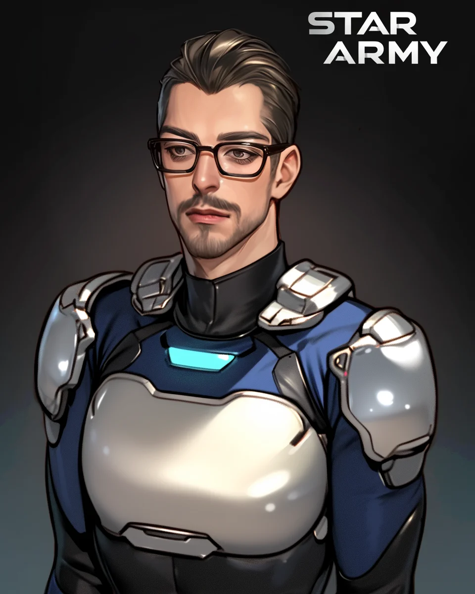 Star Army Male Humanoid