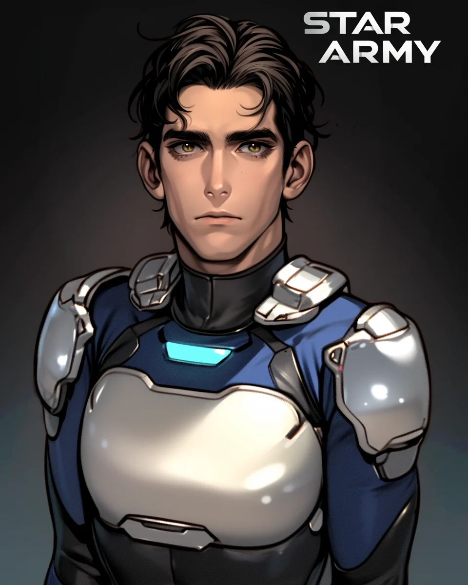 Star Army Male Humanoid