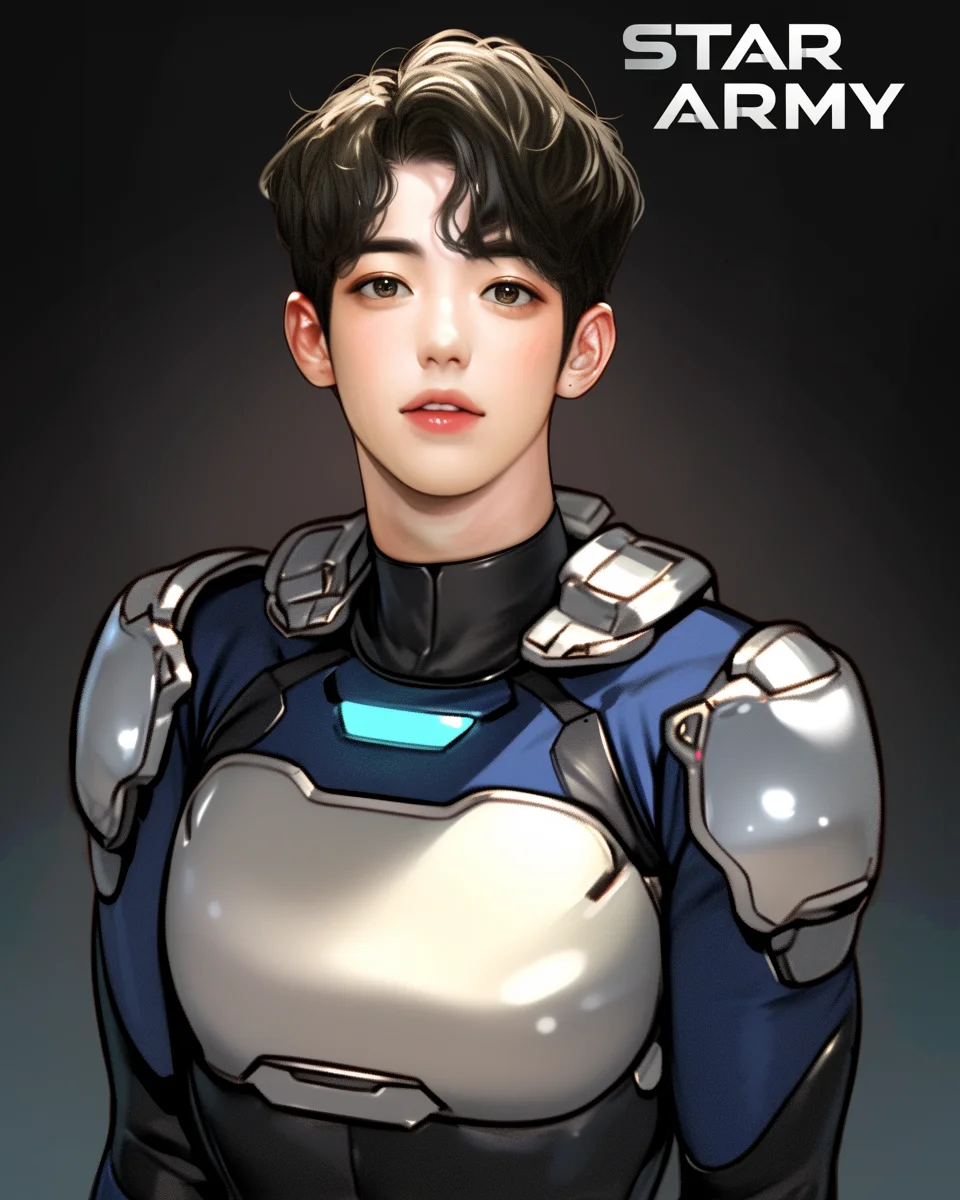 Star Army Male Humanoid