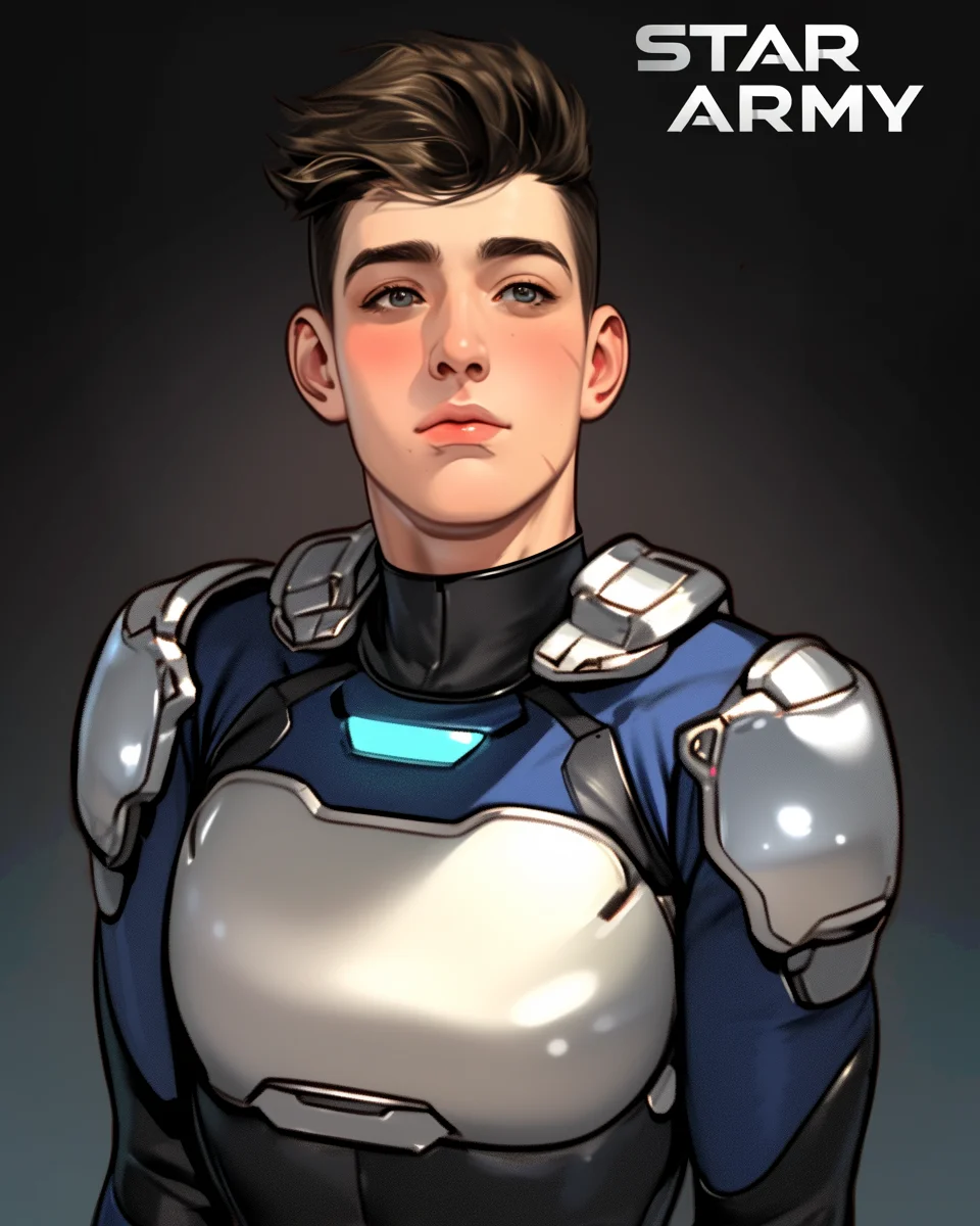 Star Army Male Humanoid