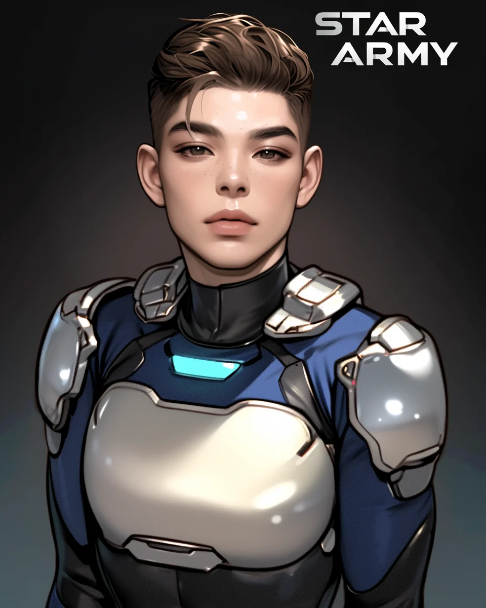 Star Army Male Humanoid