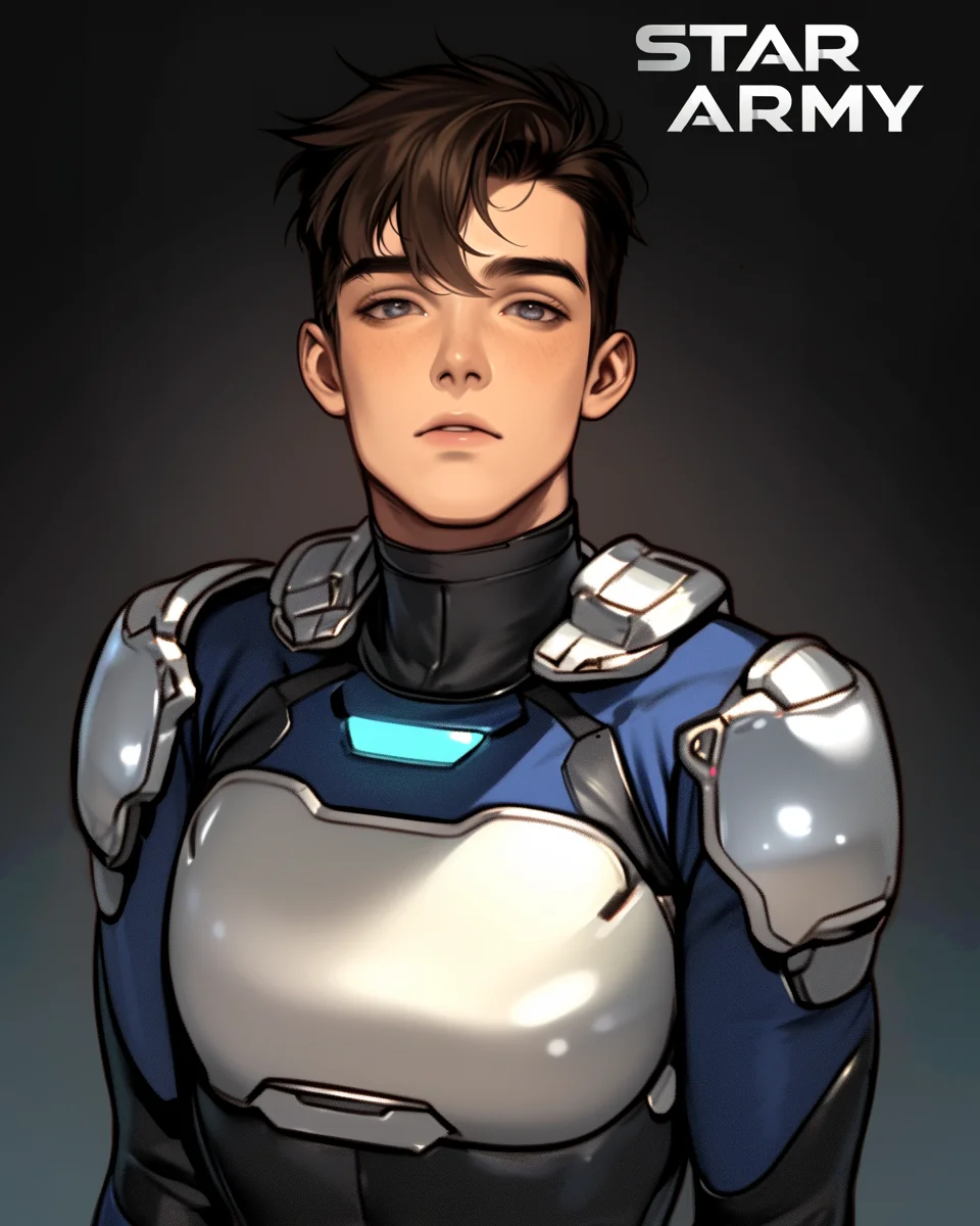 Star Army Male Humanoid