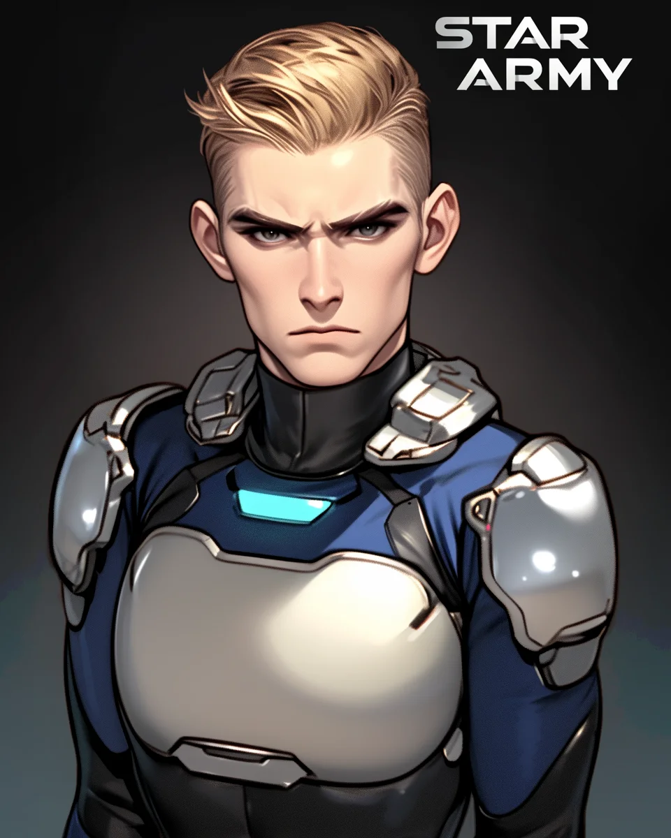 Star Army Male Humanoid