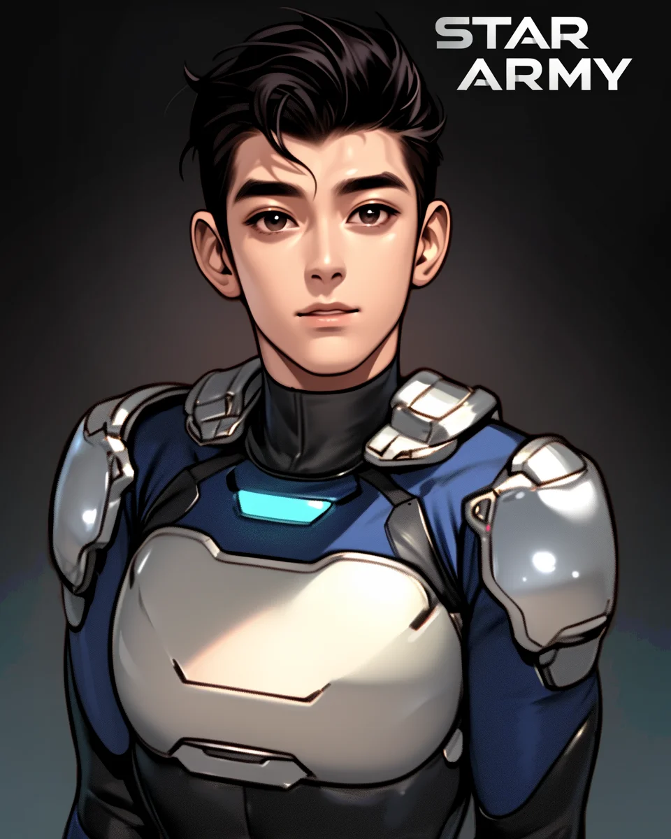 Star Army Male Humanoid