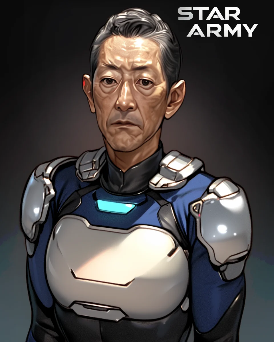 Star Army Male Humanoid