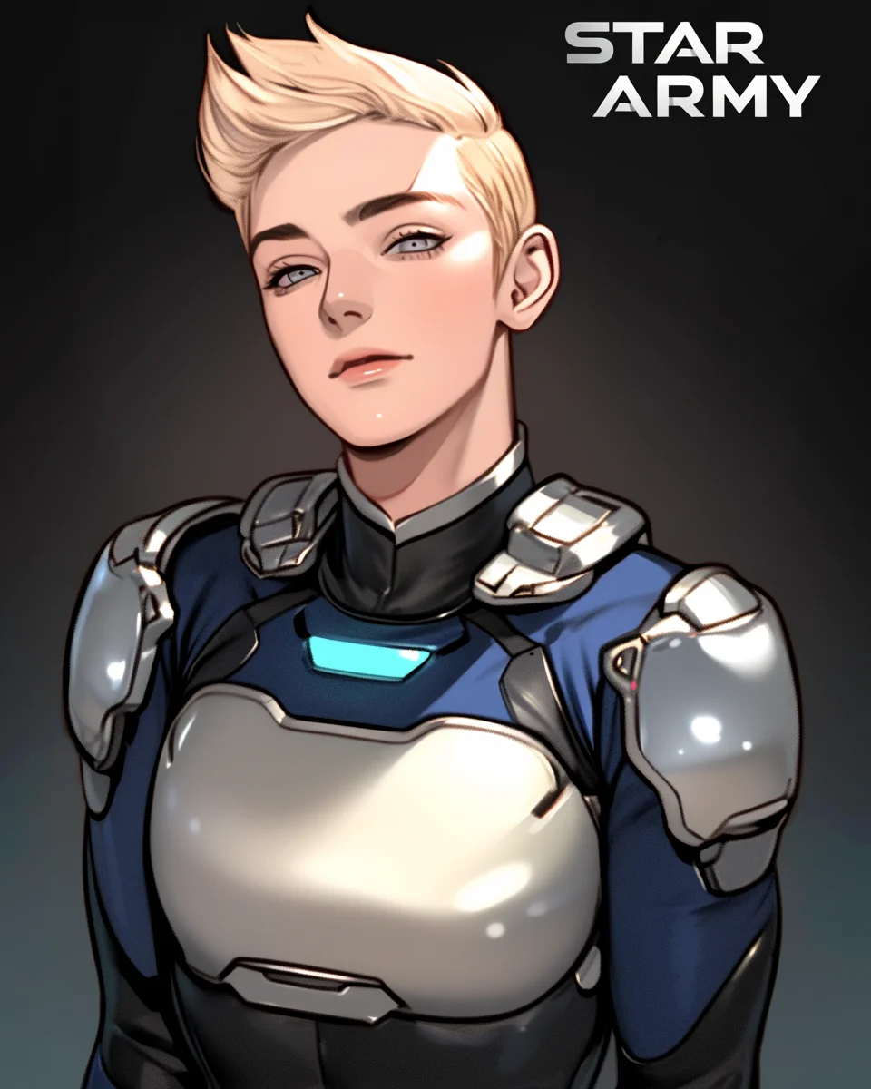 Star Army Non-Binary Humanoid