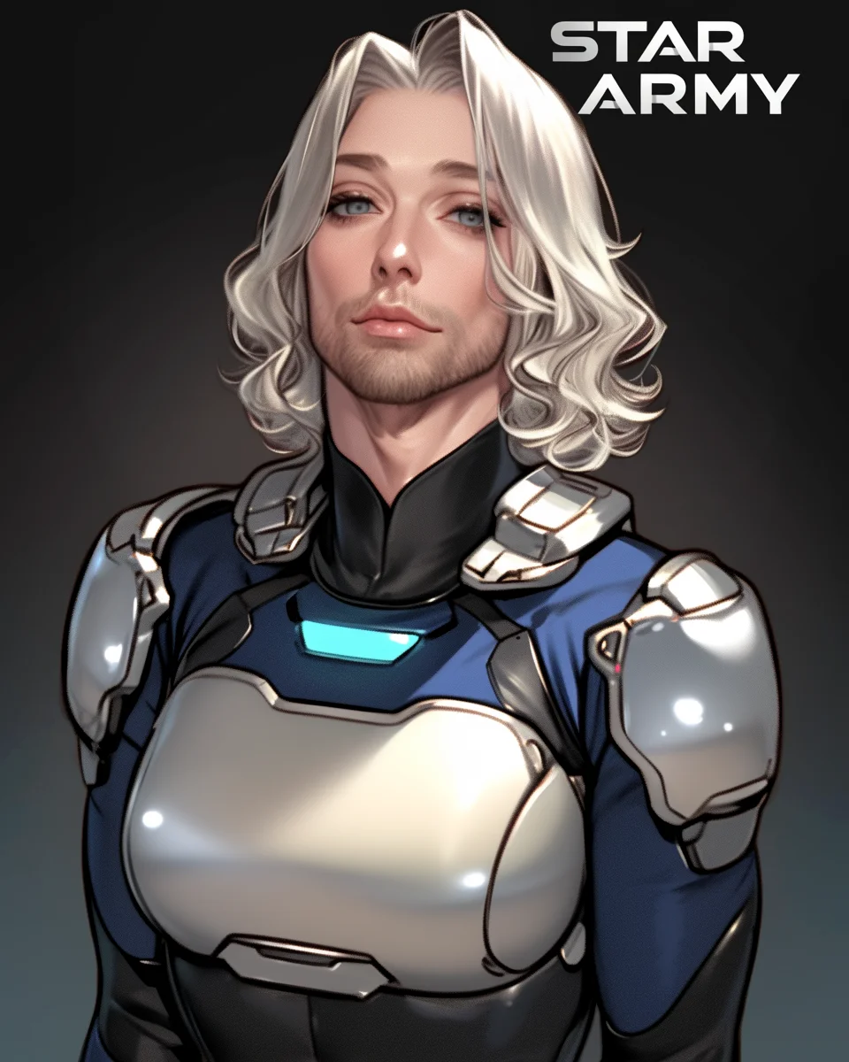 Star Army Non-Binary Humanoid