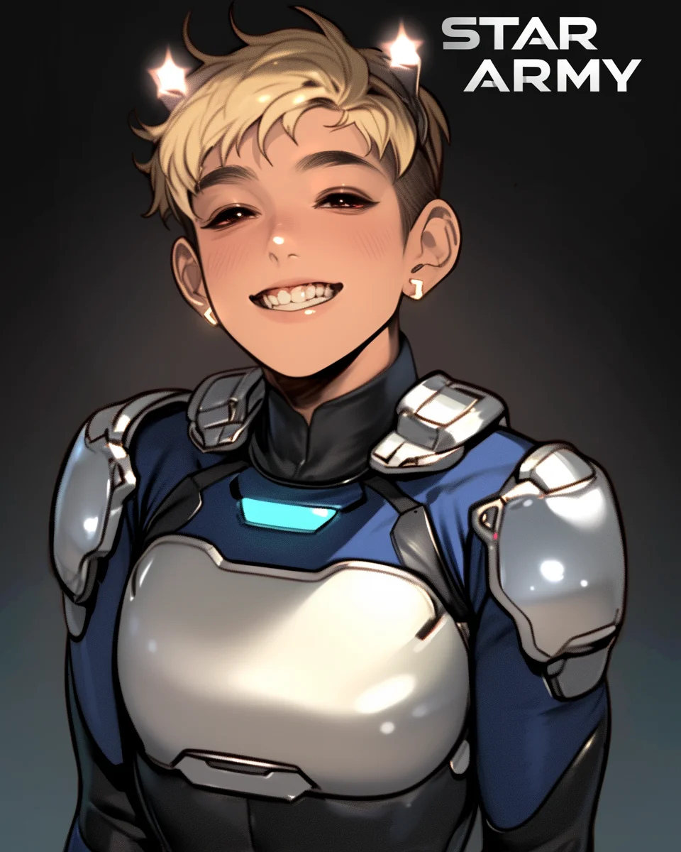 Star Army Non-Binary Humanoid