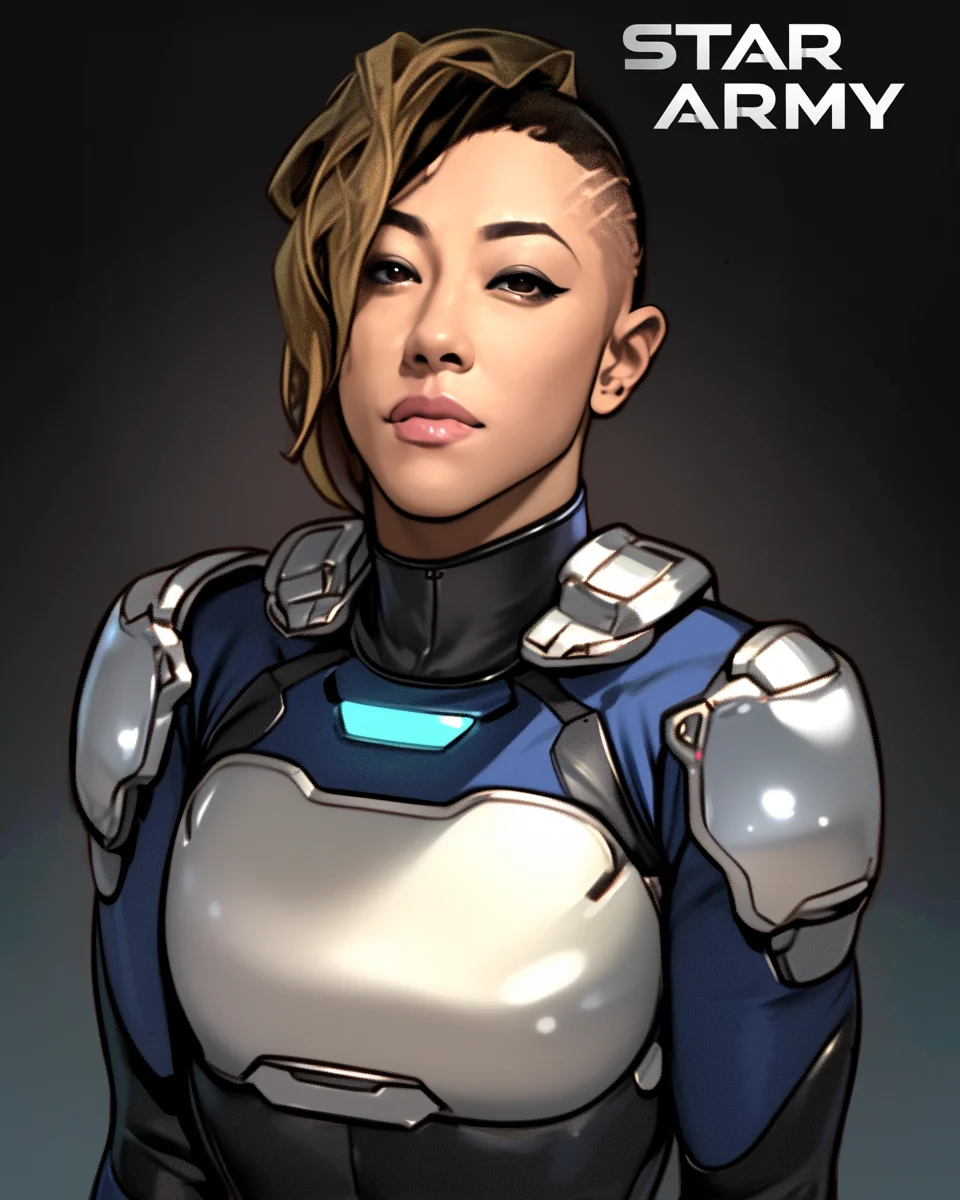 Star Army Non-Binary Humanoid