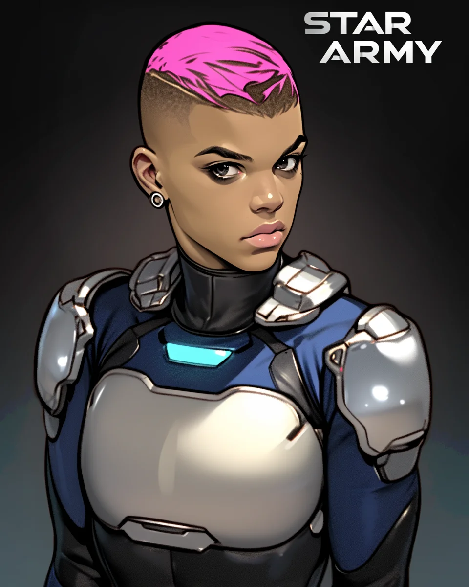 Star Army Non-Binary Humanoid