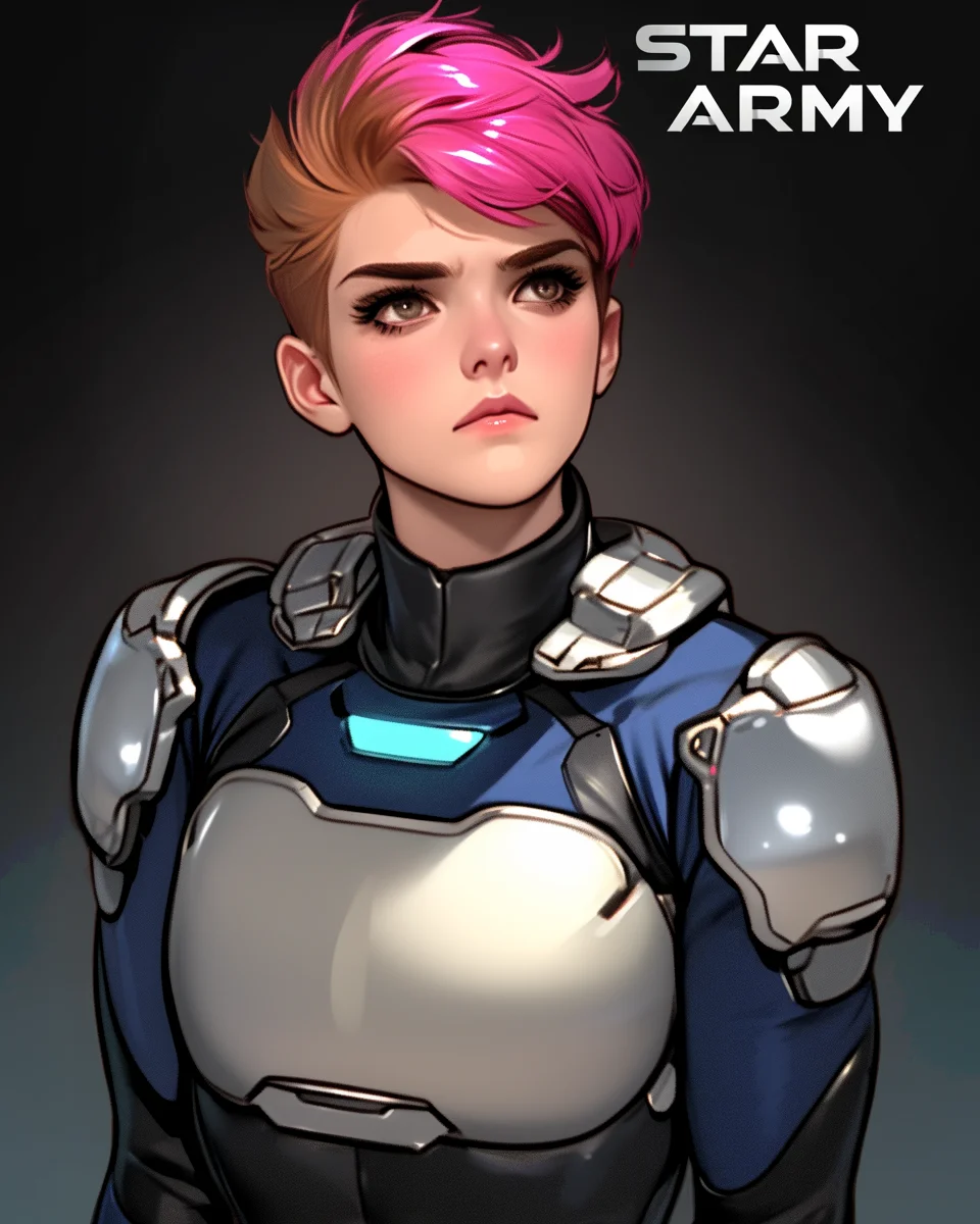 Star Army Non-Binary Humanoid