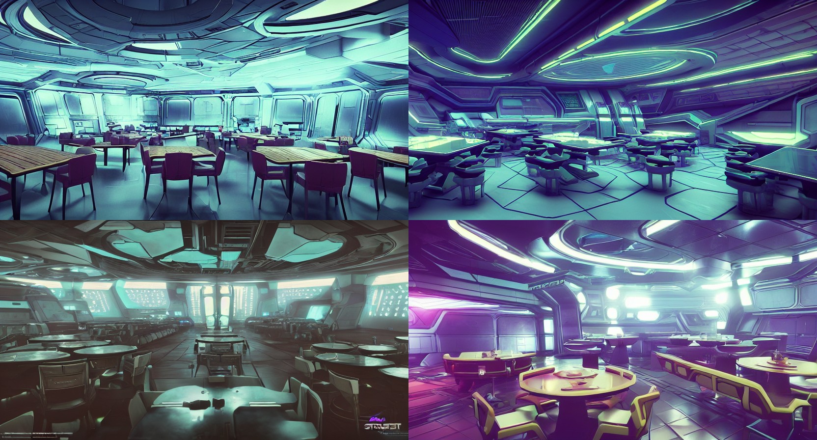 Starship Dining Area