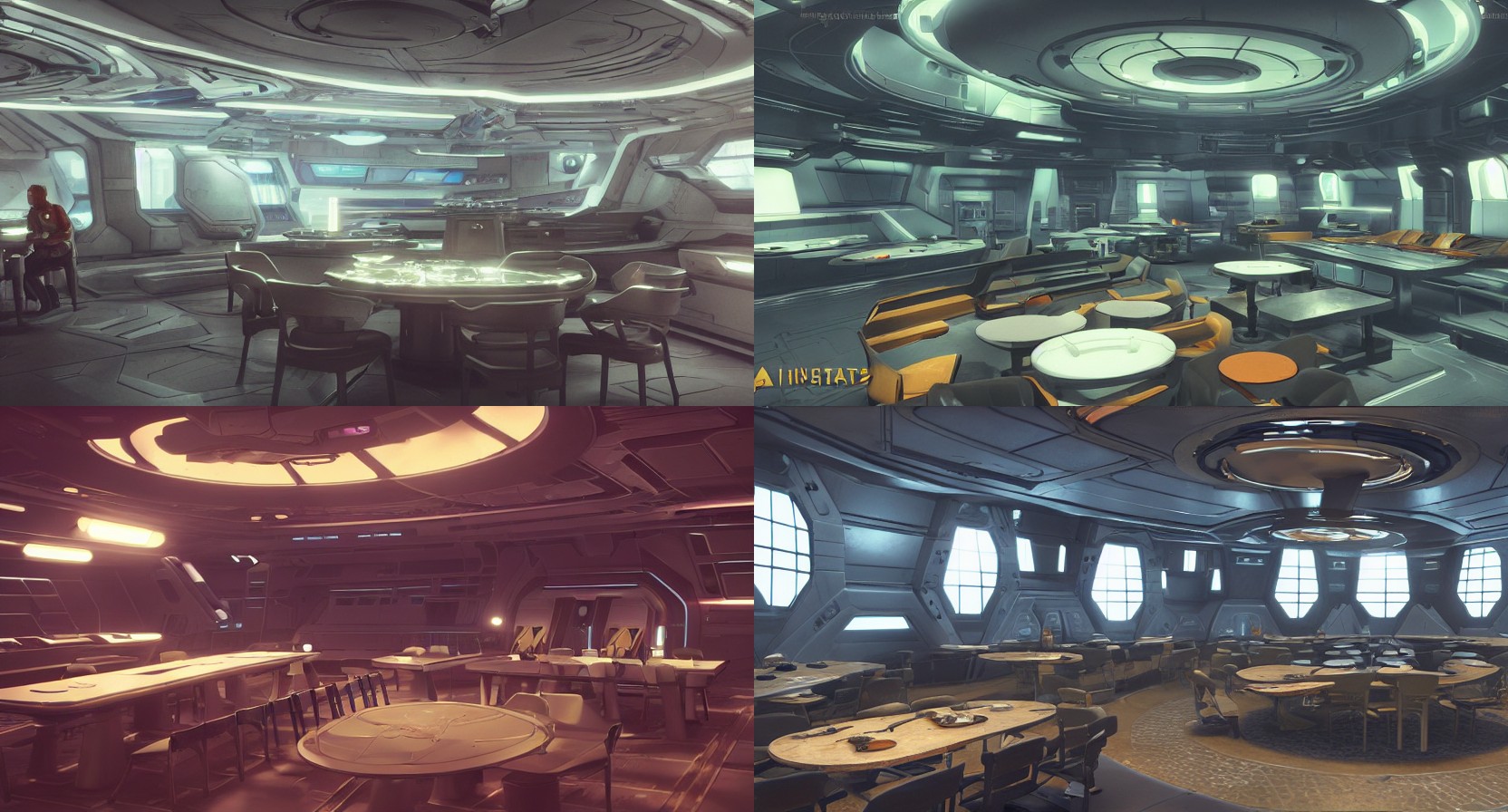 Starship Dining Area
